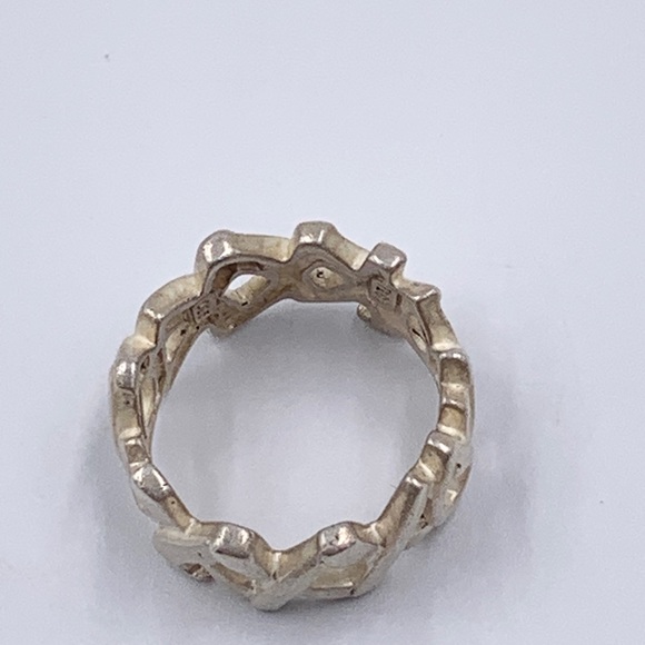 Tiffany & Co 925 Silver Loving Heart Vintage Ring - Picture 6 of 7